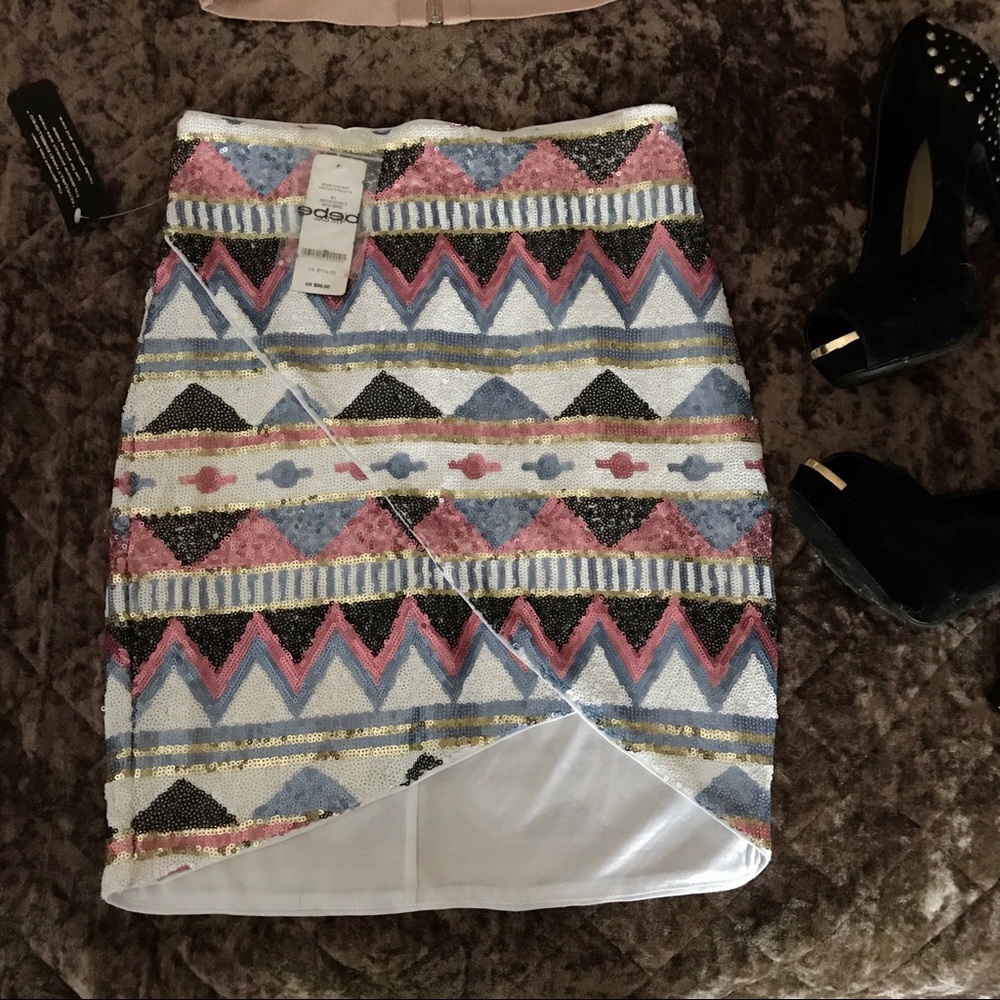 Tribal Print Skirt